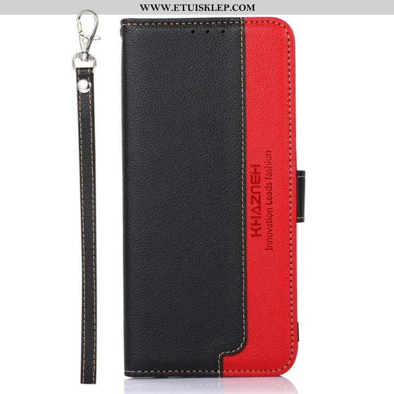 Etui Folio do Honor Magic 5 Lite Rfid Khazneh W Stylu Liczi